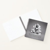 Reiki Master Lotus Pose Notizblock (Innenseite)