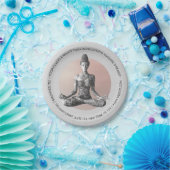 Reiki Master Lotus Pose Pappteller (Party)