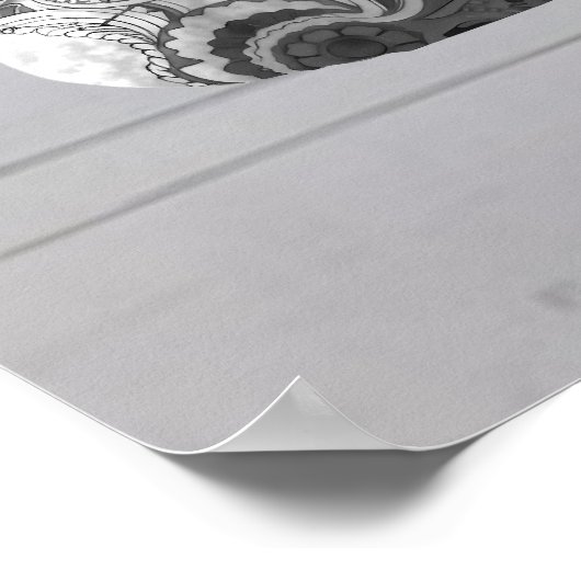 Reiki Master Lotus Pose Poster (Ecke)