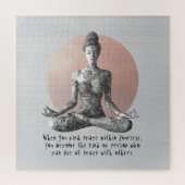 Reiki Master Lotus Pose Puzzle (Vertikal)