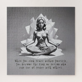 Reiki Master Lotus Pose Puzzle