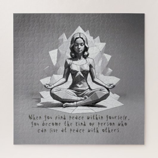 Reiki Master Lotus Pose Puzzle (Vertikal)