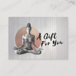 Reiki Master Lotus Pose Rabattkarte