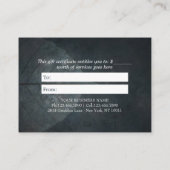 Reiki Master Lotus Pose Rabattkarte (Rückseite)