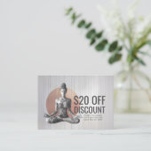 Reiki Master Lotus Pose Rabattkarte (Stehend Vorderseite)