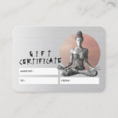 Reiki Master Lotus Pose Rabattkarte (Vorderseite)