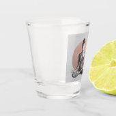 Reiki Master Lotus Pose Schnapsglas (Links)