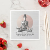 Reiki Master Lotus Pose Serviette (Beispiel)