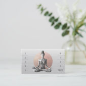 Reiki Master Lotus Pose Treuekarte (Stehend Vorderseite)
