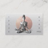 Reiki Master Lotus Pose Treuekarte (Vorderseite)