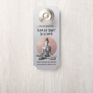 Reiki Master Lotus Pose Türanhänger