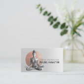 Reiki Master Lotus Pose Visitenkarte (Stehend Vorderseite)