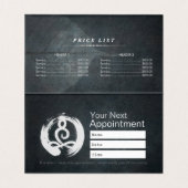 Reiki Master Lotus Pose Visitenkarten (Innenseite Aufgefaltet)