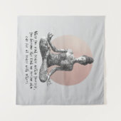 Reiki Master Lotus Pose Wandteppich (Vorderseite (Horizontal))