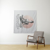 Reiki Master Lotus Pose Wandteppich (Beispiel (Horizontal))