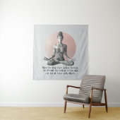 Reiki Master Lotus Pose Wandteppich (Beispiel)