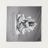 Reiki Master Lotus Pose Wandteppich (Vorderseite (Horizontal))