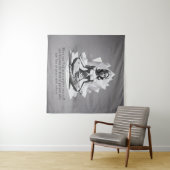 Reiki Master Lotus Pose Wandteppich (Beispiel (Horizontal))