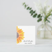 Reiki Master Minimal Business Card Quadratische Visitenkarte (Stehend Vorderseite)