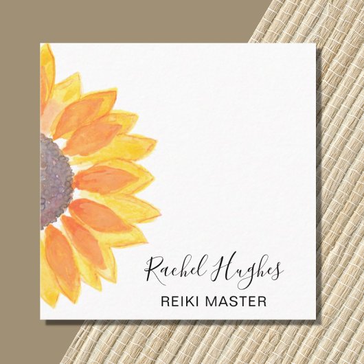 Reiki Master Minimal Business Card Quadratische Visitenkarte