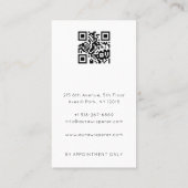 Reiki Master Minimalist Hansa Hand Arch Visitenkarte (Rückseite)