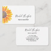 Reiki Master Modern Business Card Visitenkarte (Vorne/Hinten)