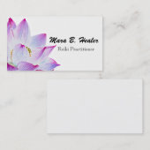 Reiki Master oder Practitioner Leichtindustrie Visitenkarte (Vorne/Hinten)