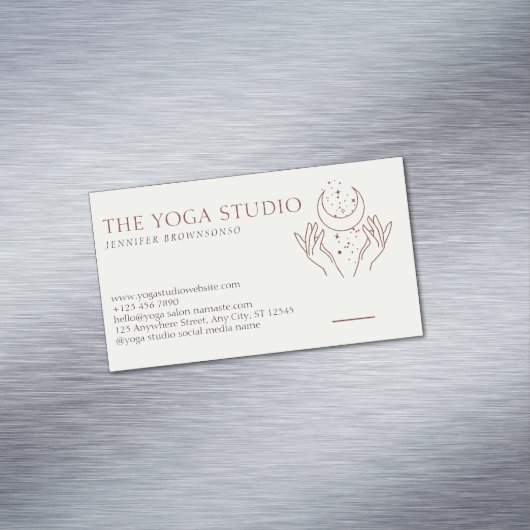 Reiki Master of Stars Energy Healing Magnetische Visitenkarte (Beispiel)