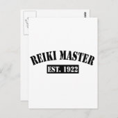 Reiki Master Postkarte (Vorne/Hinten)