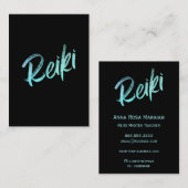 *~* Reiki Master Practitioner Heilenergie Visitenkarte (Vorne/Hinten)
