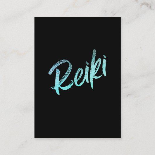 *~* Reiki Master Practitioner Heilenergie Visitenkarte (Vorderseite)