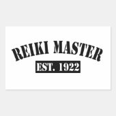 Reiki Master Rechteckiger Aufkleber (Vorderseite)