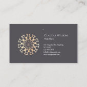 Reiki Master Spiritual Energy Healer Visitenkarte (Rückseite)