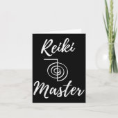Reiki Master Wellness New Age Chakra Yoga Karte (Vorderseite)