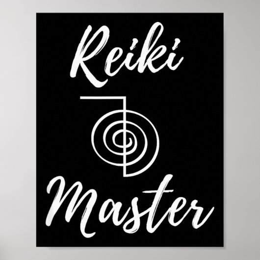 Reiki Master Wellness New Age Chakra Yoga Poster (Vorne)
