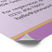 Reiki Master Zen Lavender Chakra Energy Healer Poster (Ecke)