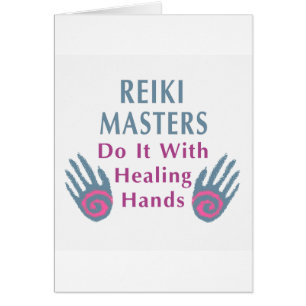 Reiki Masters tun es mit heilenden Händen