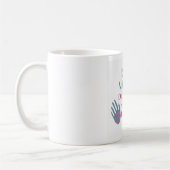 Reiki Masters tun es mit heilenden Händen Kaffeetasse (Links)