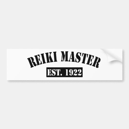 Reiki Meister Autoaufkleber (Vorne)