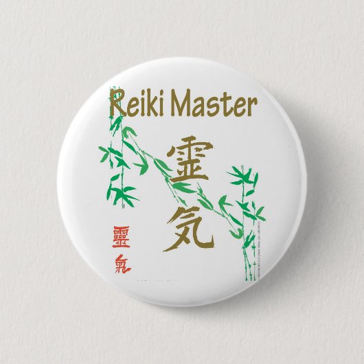Reiki Meister Button (Vorderseite)