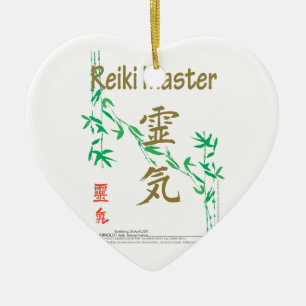 Reiki Meister Keramikornament
