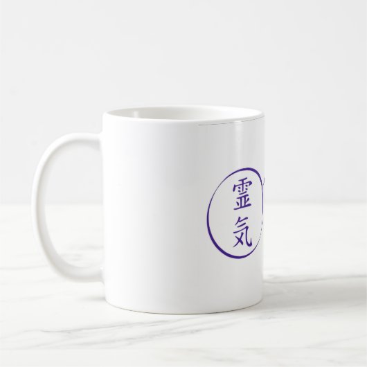 Reiki Meister tun es mit Energie Kaffeetasse (Links)
