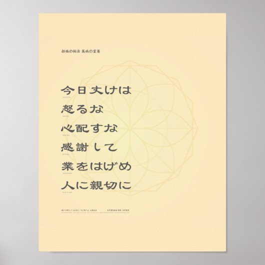 Reiki Message Poster (Vorne)