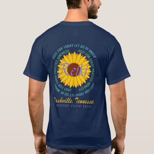 Reiki Nashville Men-T - Shirt (Rückseite)