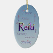 Reiki Oval-Verzierung Keramikornament (Rechts)