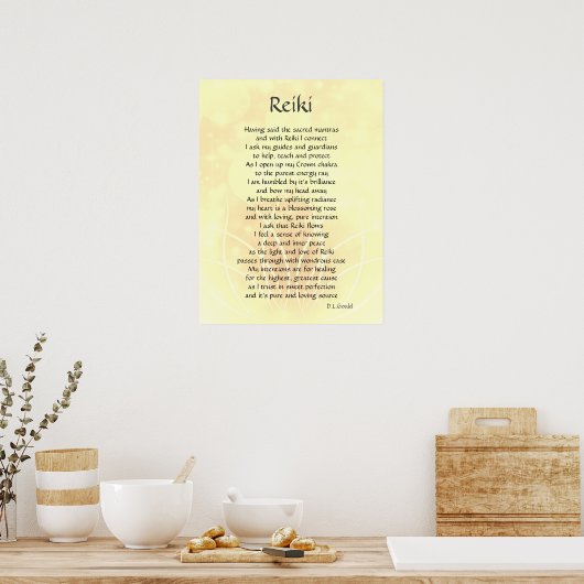 Reiki Poster (Küche)