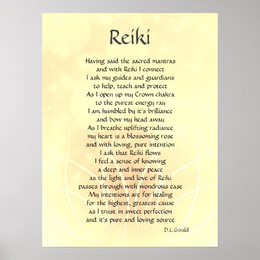 Reiki Poster (Vorne)