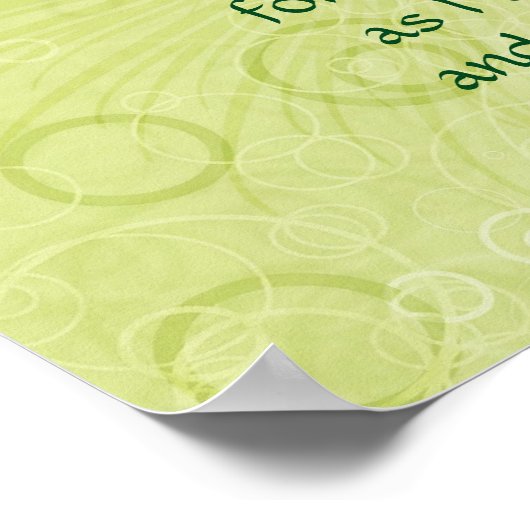 'Reiki'-Poster Poster (Ecke)