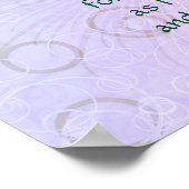 'Reiki'-Poster Poster (Ecke)