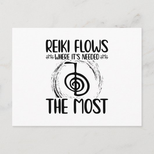 Reiki Postkarte (Vorderseite)